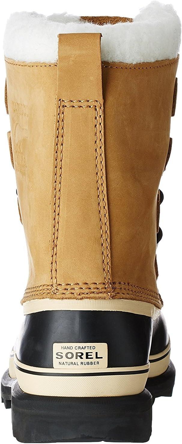 imageMens Sorel Caribou Wool Rain Snow Hiking Waterproof Mid Calf Winter BootBuff