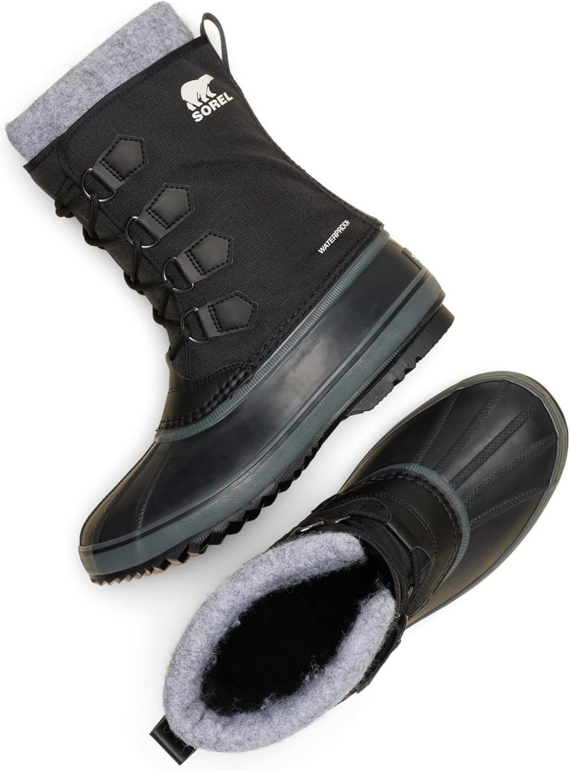 imageSOREL Mens 1964 Pac Nylon Snow Boot for WinterBlackGrill