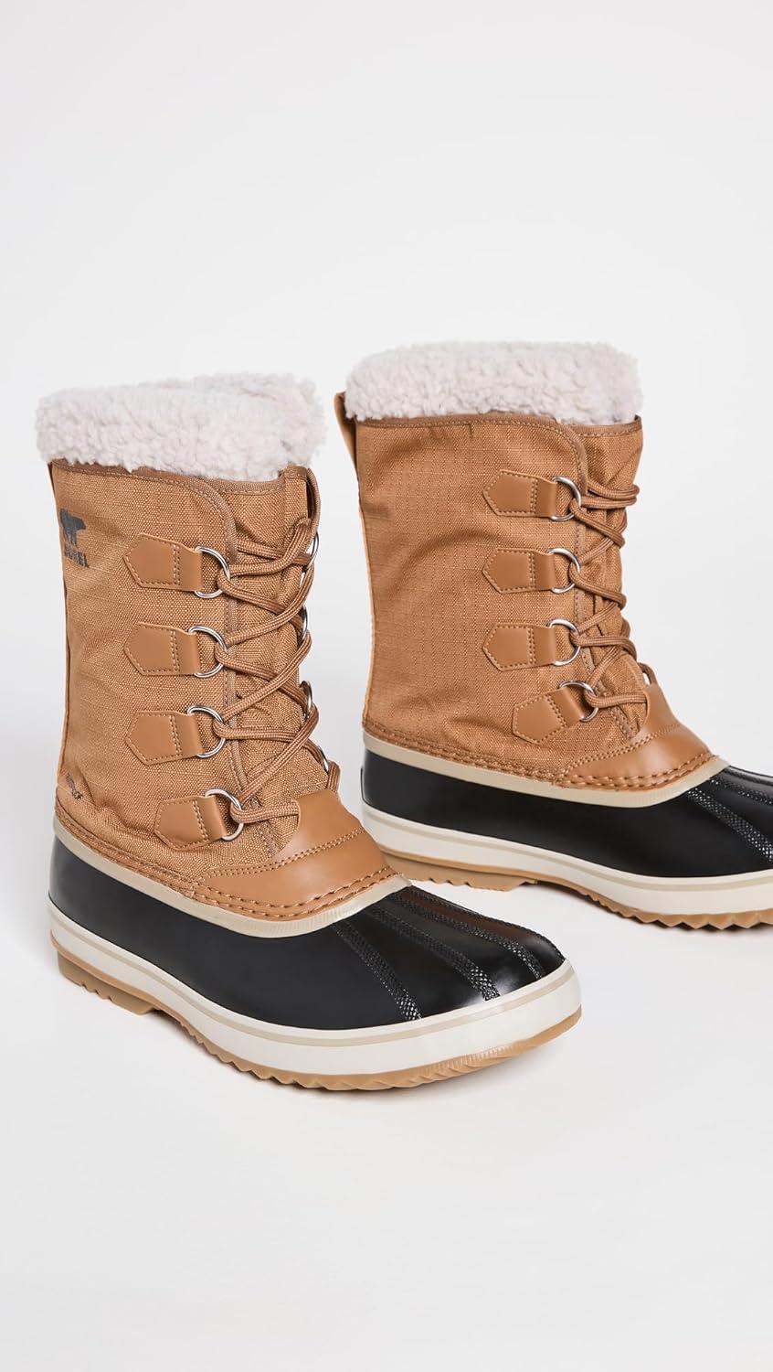 imageSOREL Mens 1964 Pac Nylon Snow Boot for WinterCamel Brown Black Collection 2023 2024