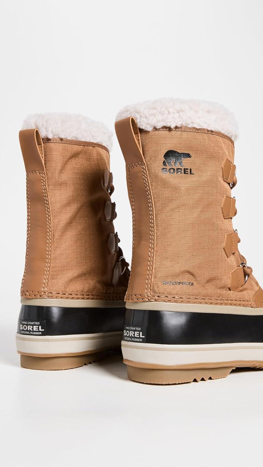 imageSOREL Mens 1964 Pac Nylon Snow Boot for WinterCamel Brown Black Collection 2023 2024