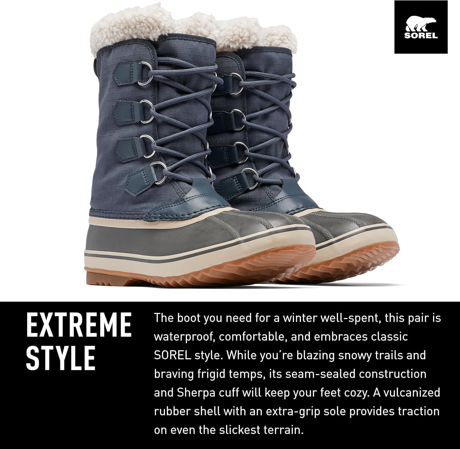 imageSOREL Mens 1964 Pac Nylon Snow Boot for WinterIndia Ink Gum 10