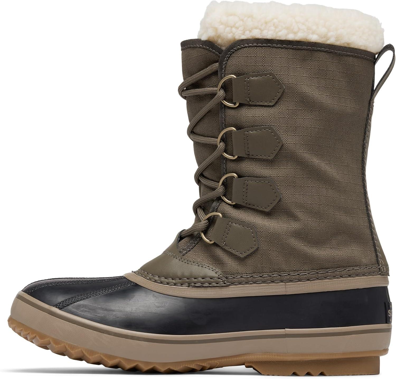 imageSOREL Mens 1964 Pac Nylon Snow Boot for WinterMajor Black