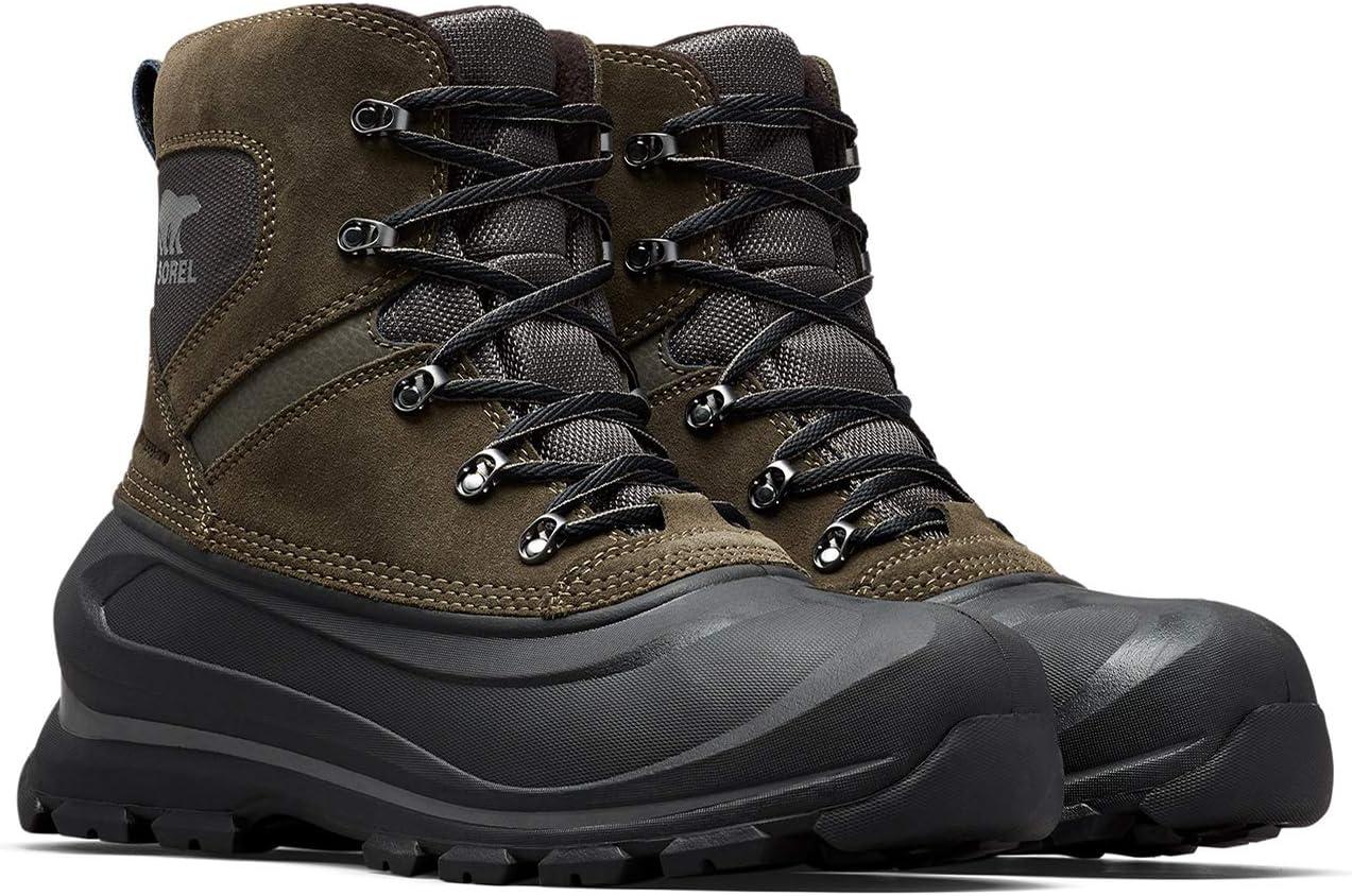 imageSOREL Mens Buxton Lace Waterproof Winter BootAlpine Tundra Quarry