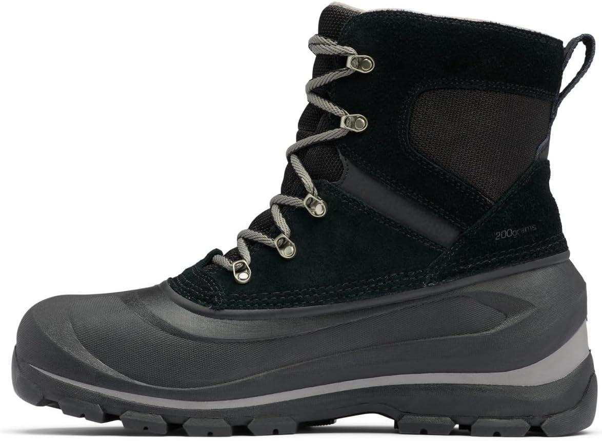 imageSOREL Mens Buxton Lace Waterproof Winter BootBlack Quarry