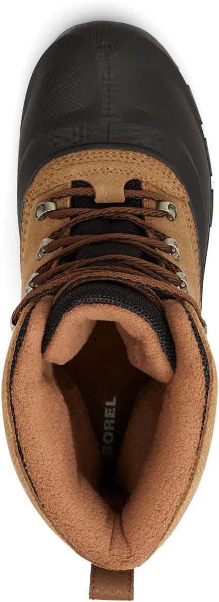 imageSOREL Mens Buxton Lace Waterproof Winter BootDelta Black