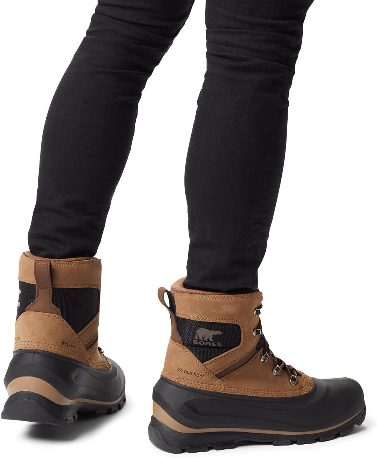 imageSOREL Mens Buxton Lace Waterproof Winter BootDeltaBlack