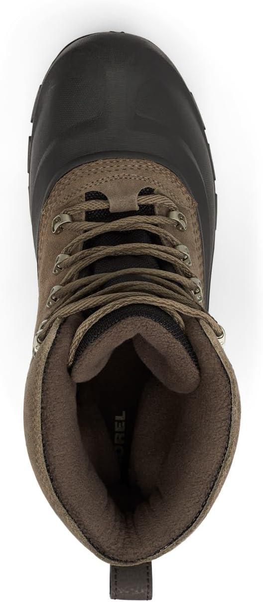 imageSOREL Mens Buxton Lace Waterproof Winter BootMajorBlack