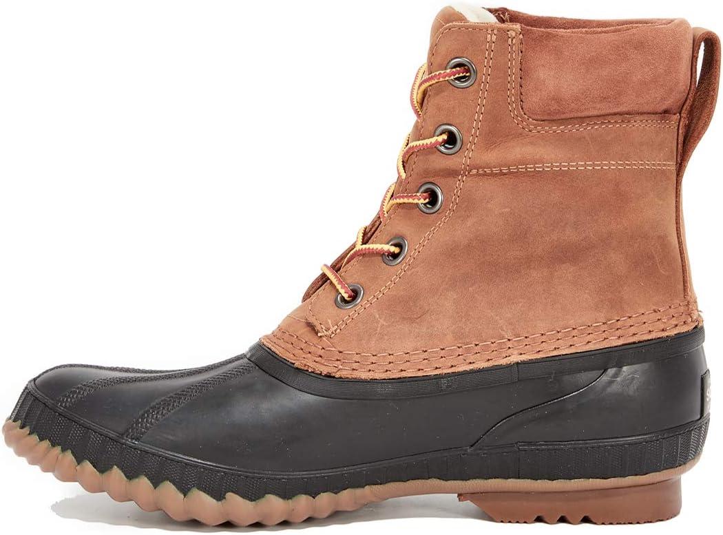 imageSOREL Mens Cheyanne II Waterproof Insulated Winter BootChipmunk Black