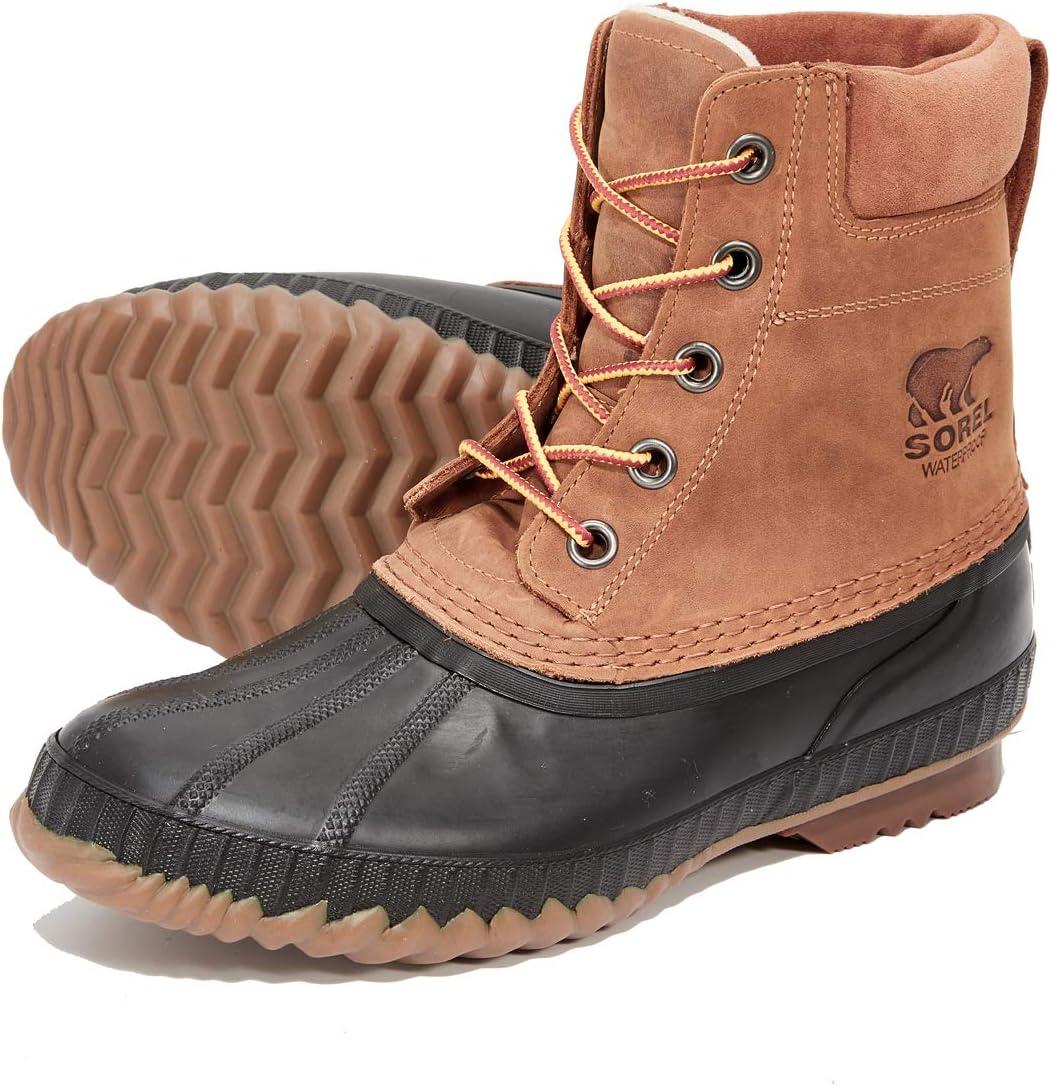 imageSOREL Mens Cheyanne II Waterproof Insulated Winter BootChipmunk Black