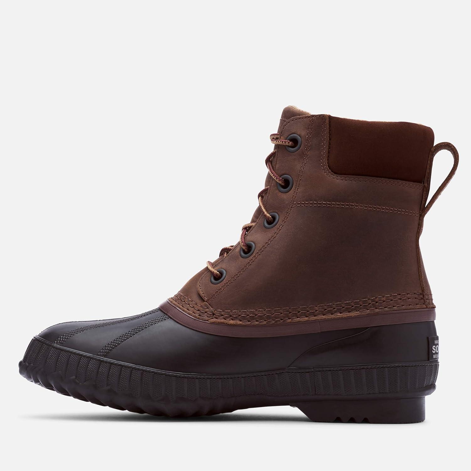 imageSOREL Mens Cheyanne II Waterproof Insulated Winter BootTobacco Black