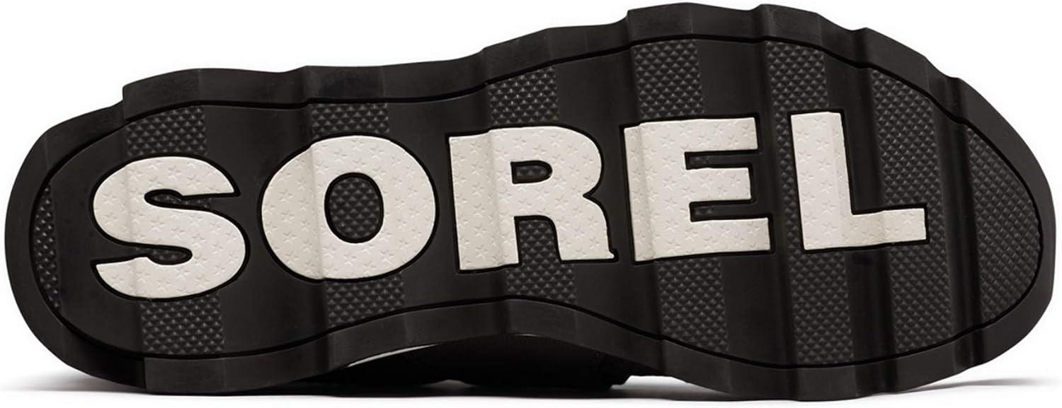 imageSOREL Womens Kinetic Sneak Knit Sneaker with Scalloped Sole and Stretch StrapsGrey Quarry