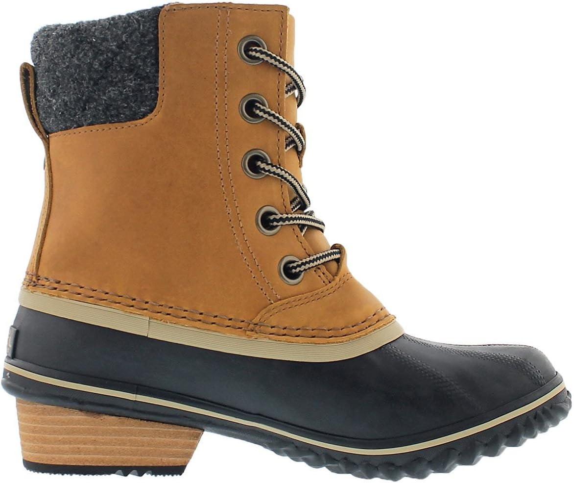 imageSOREL Womens Slimpack Lace II Waterproof Insulated BootElk Black