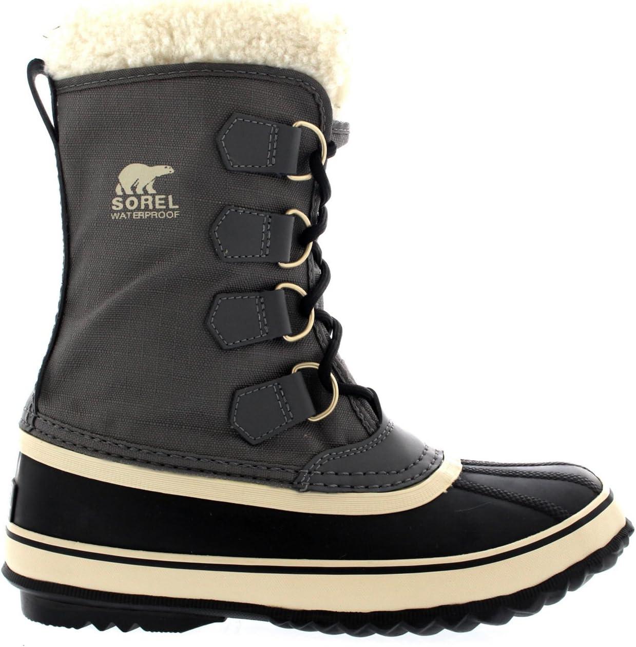 imageSOREL Womens Winter Carnival Waterproof Boot for WinterPewterBlack