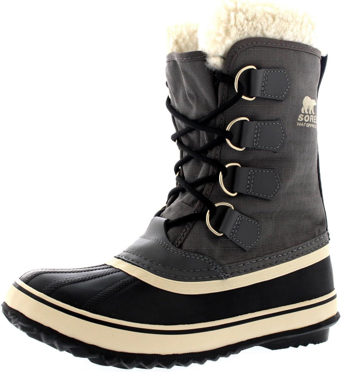 imageSOREL Womens Winter Carnival Waterproof Boot for WinterPewterBlack