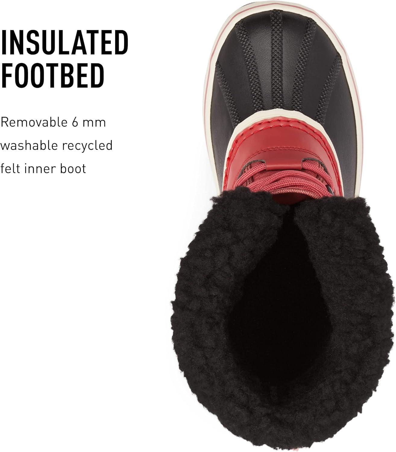 imageSOREL Womens Winter Carnival Waterproof Boot for WinterRed Rose Dust X Black