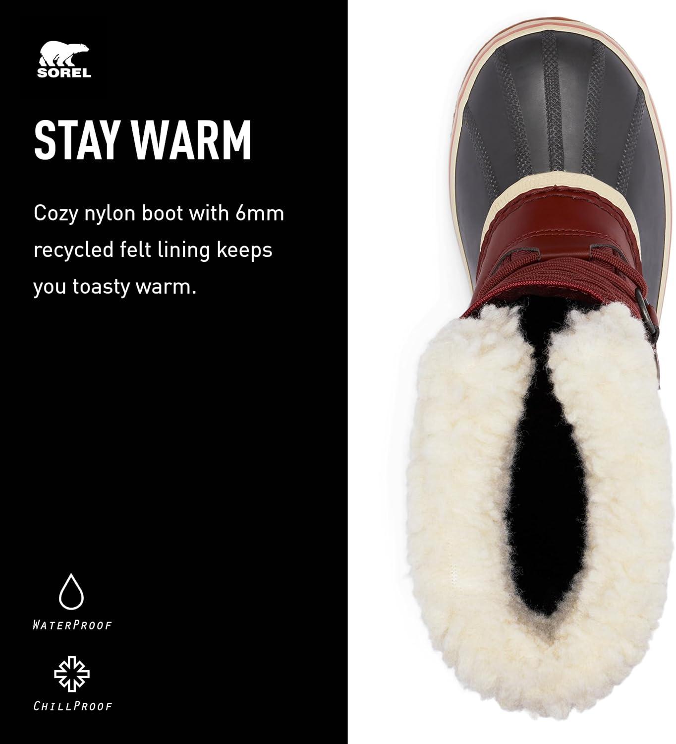 imageSOREL Womens Winter Carnival Waterproof Boot for WinterSpice Gum 10