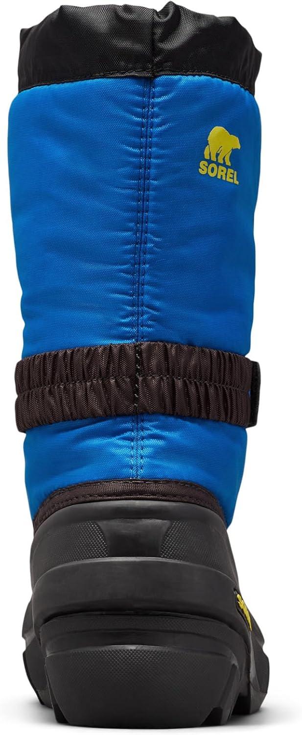 imageSOREL Youth Flurry Winter Snow Boots for KidsBlack Super Blue