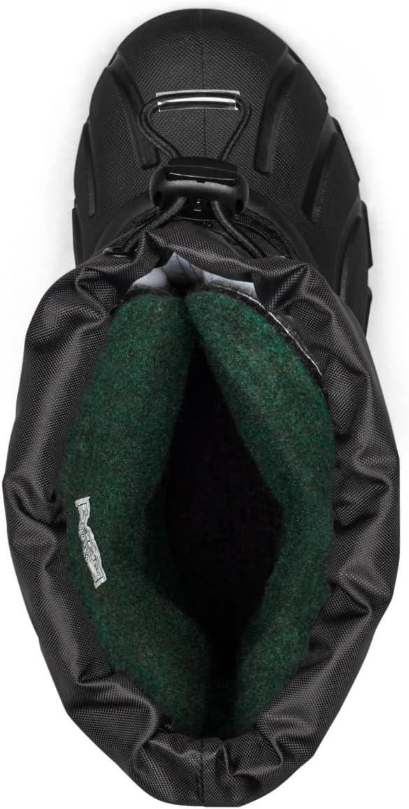 imageSOREL Youth Flurry Winter Snow Boots for KidsBlack Bright Red Youth Collection 2023