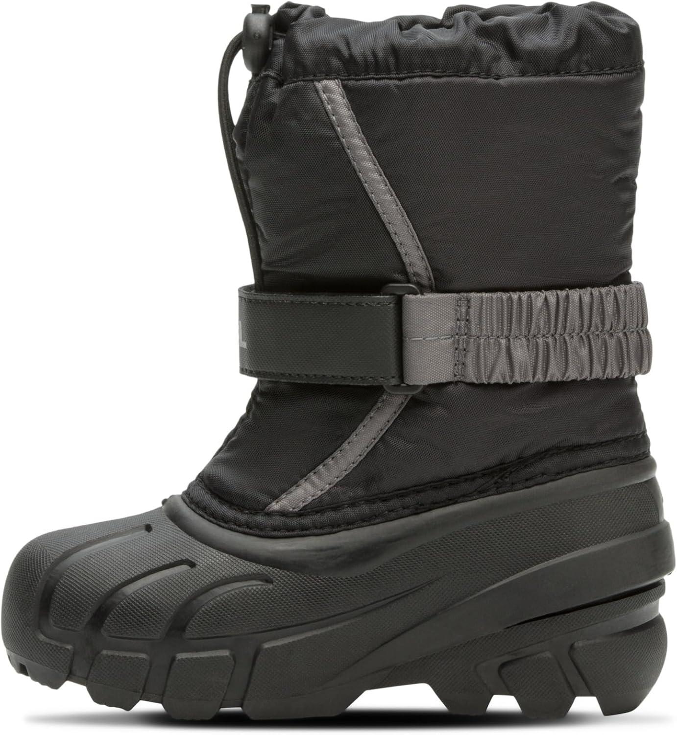 imageSOREL Youth Flurry Winter Snow Boots for KidsBlackCity Grey