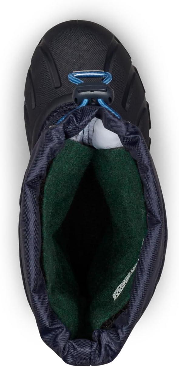 imageSOREL Youth Flurry Winter Snow Boots for KidsCollegiate Navy Atmosphere Youth Collection 2023