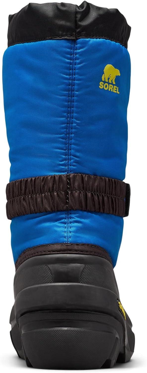 imageSOREL Childrens Flurry Boot Black Super Blue 10