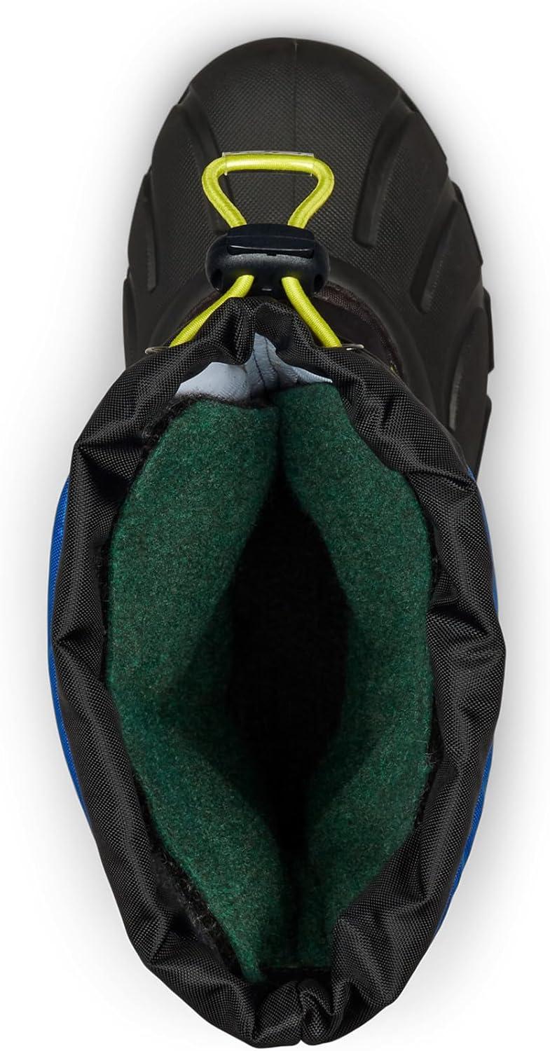 imageSOREL Childrens Flurry Boot Black Super Blue 10