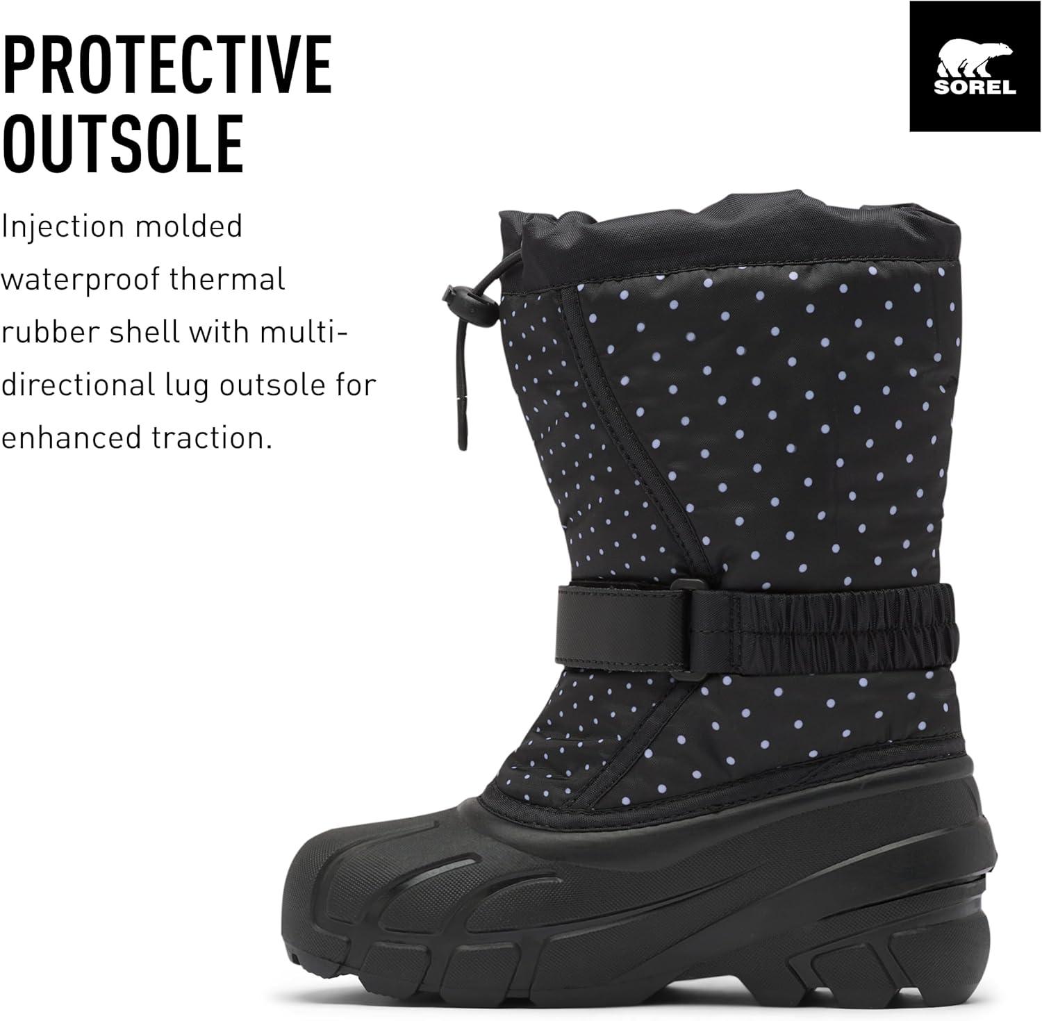 imageSOREL Childrens Flurry BootBlack