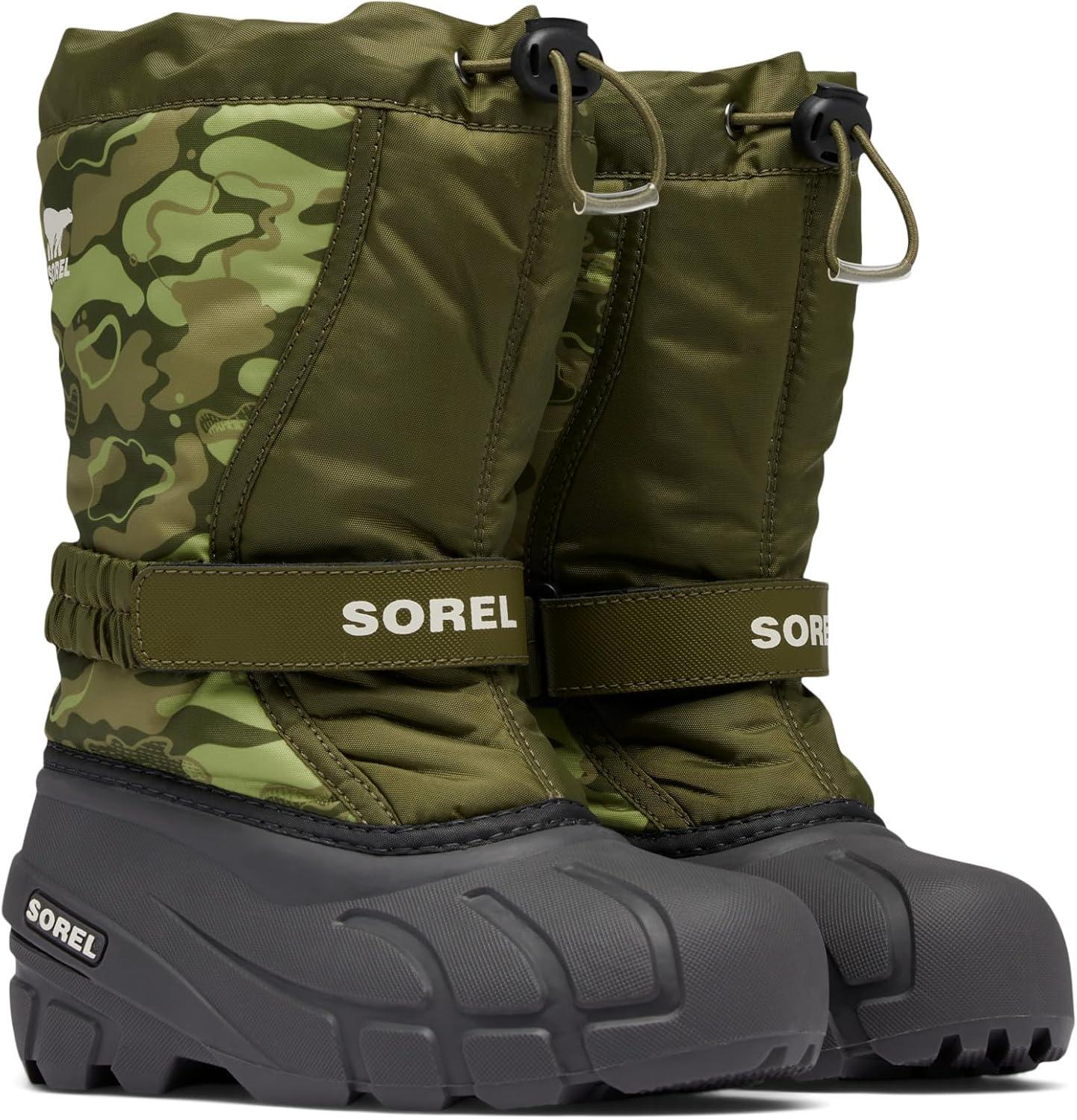 imageSOREL Childrens Flurry BootUtility GreenSavory