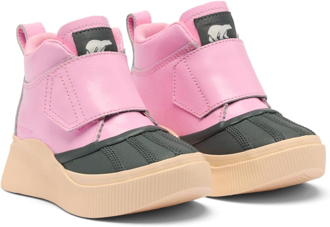 imageSOREL Childrens Out N About lV Strap Waterproof BootPink FlarePearlescent