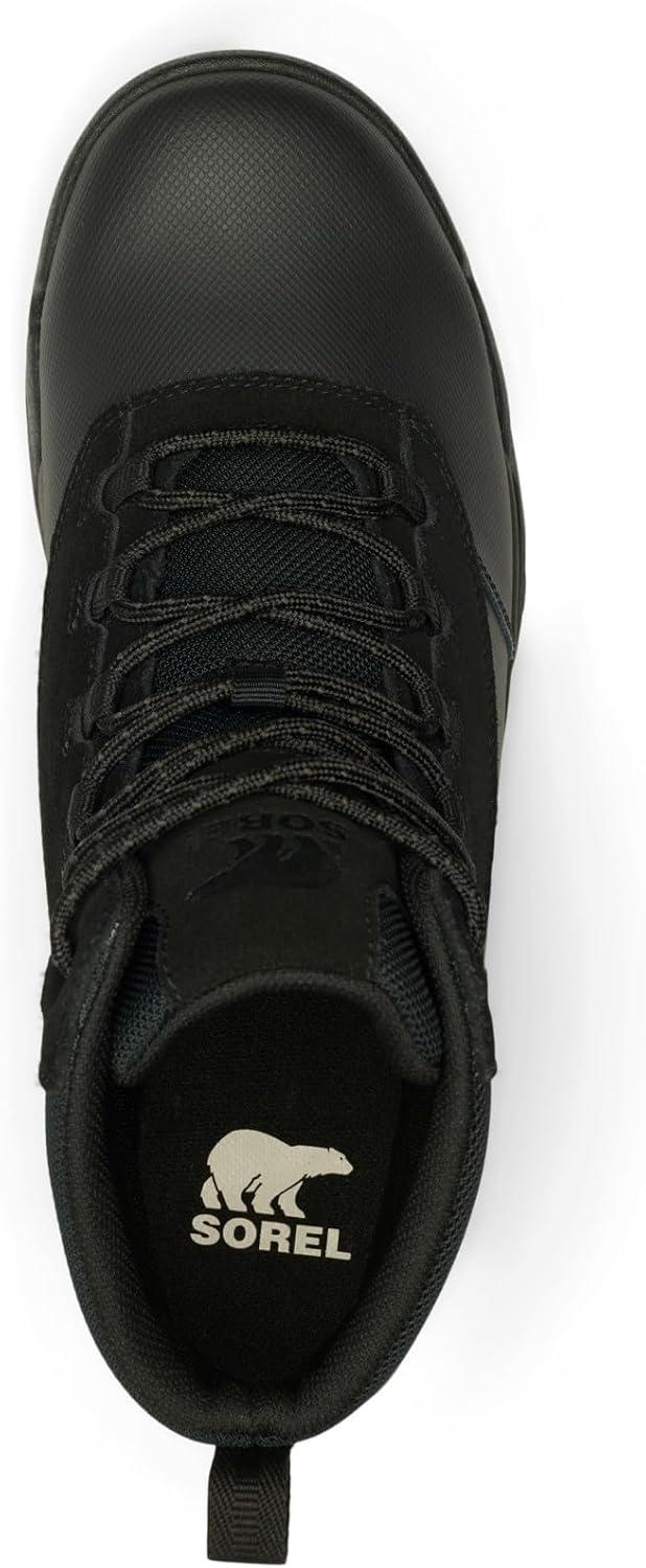 imageSOREL Mens Buxton Lite Lace Plus Waterproof Boot Black Black 105