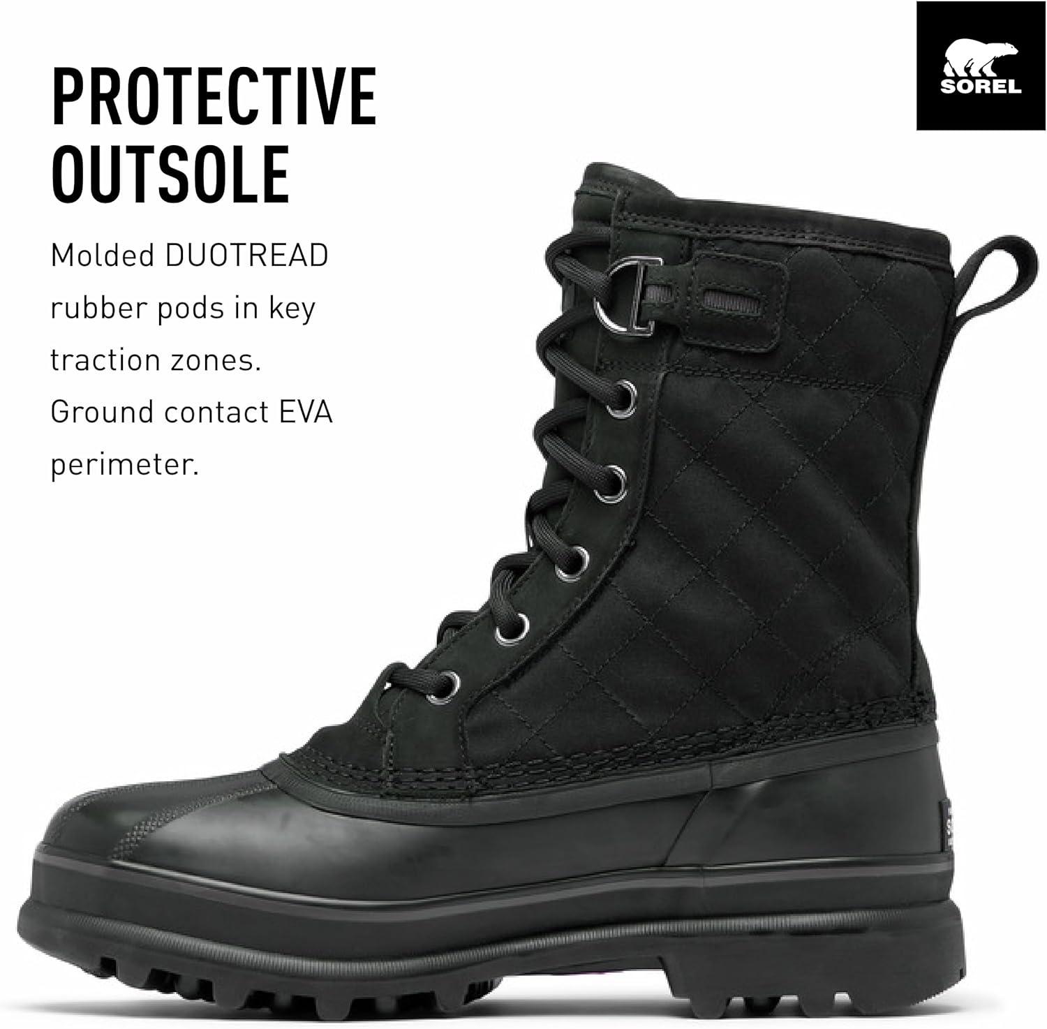 imageSOREL Mens Caribou Royal Waterproof BootBlackBlack