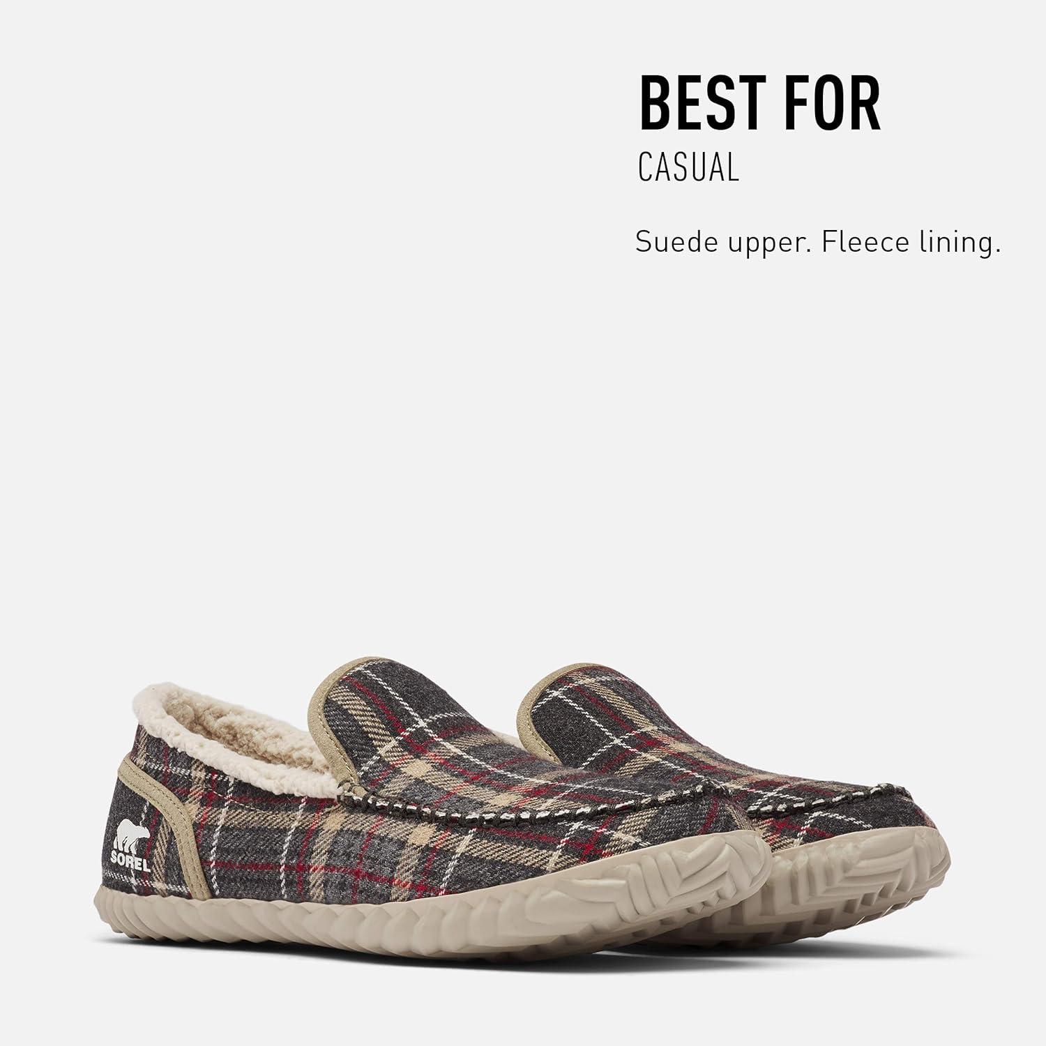 imageSOREL Mens Dude Moc SlipperAncient Fossil