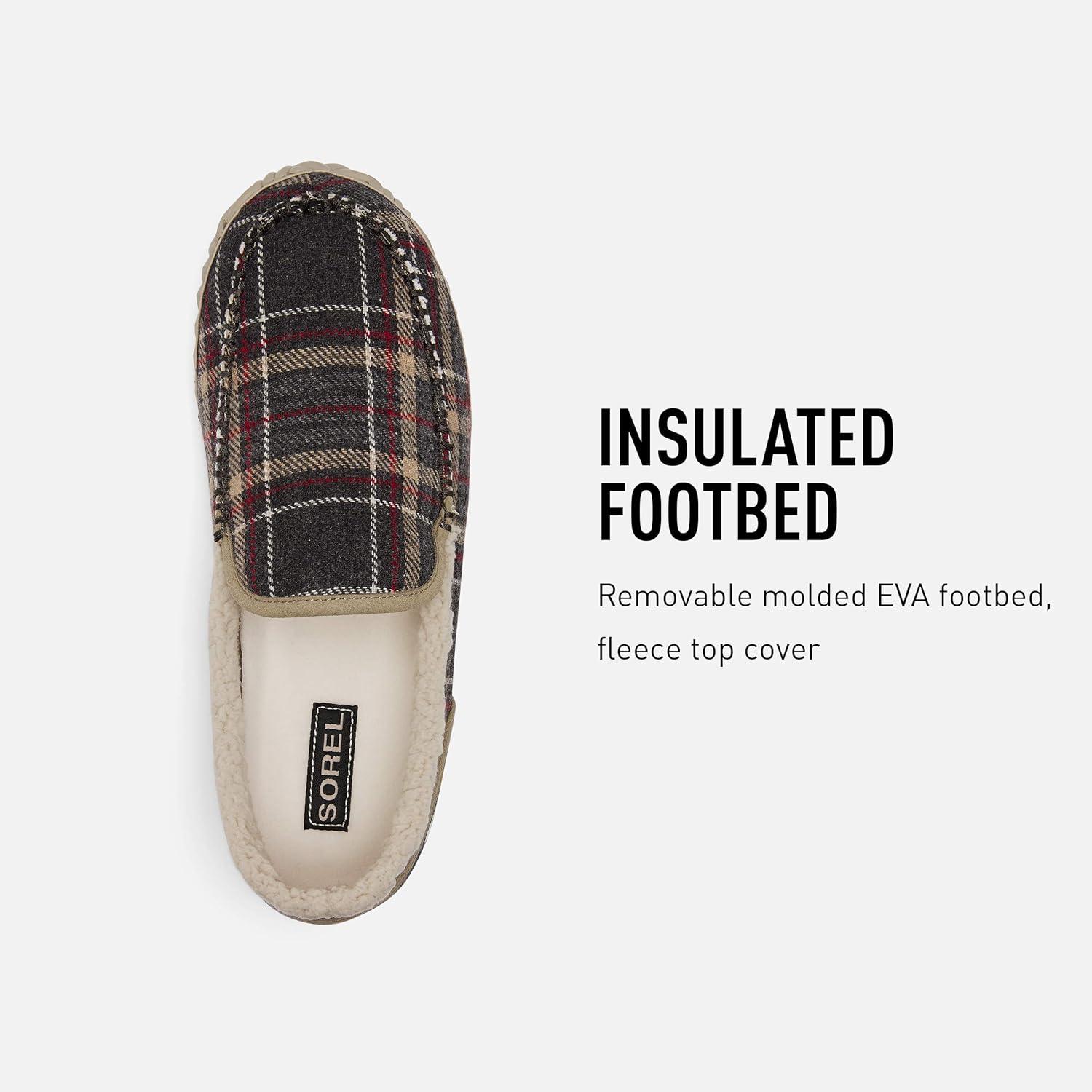 imageSOREL Mens Dude Moc SlipperAncient Fossil