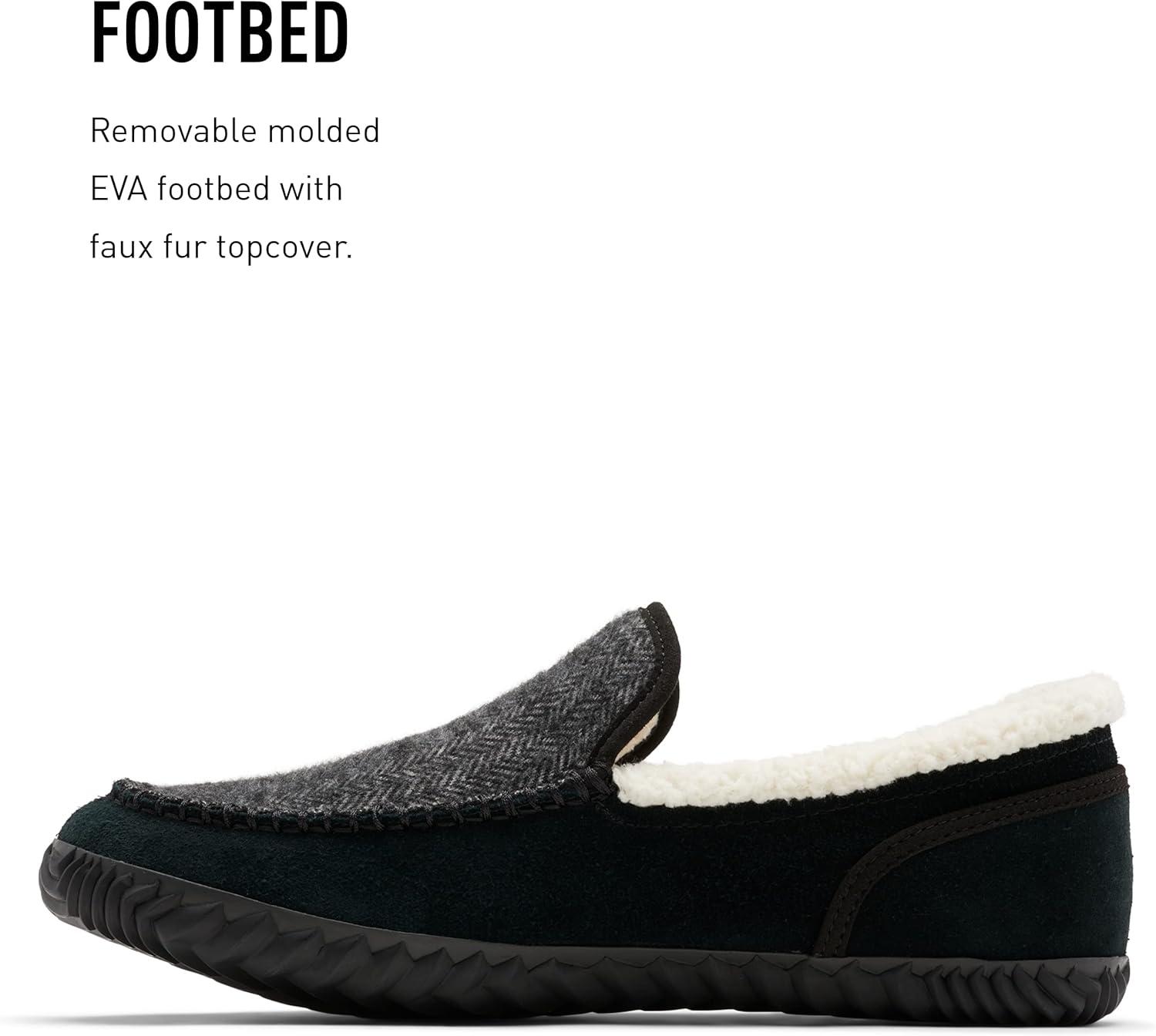 imageSOREL Mens Dude Moc SlipperGrill Black