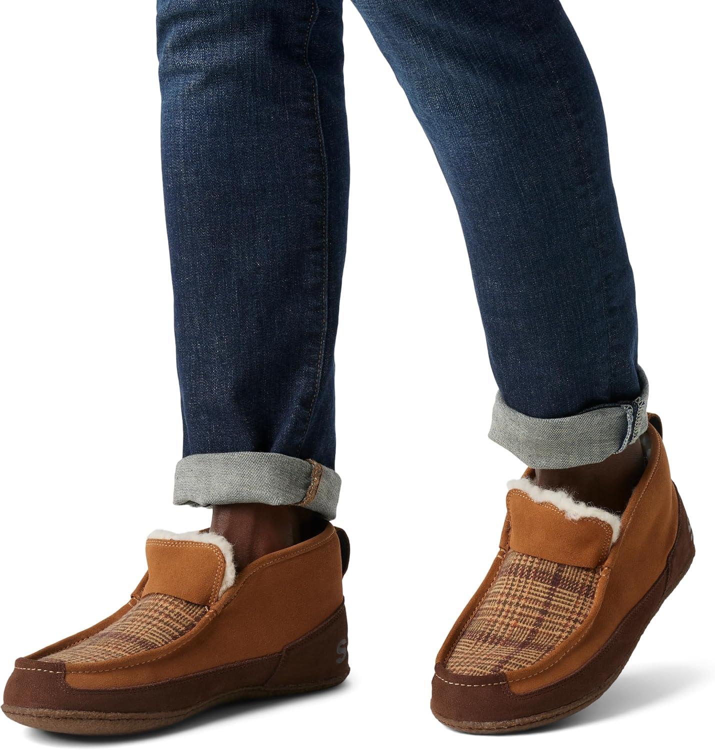 imageSOREL Mens Manawan ll Moc SlipperElkTobacco Plaid