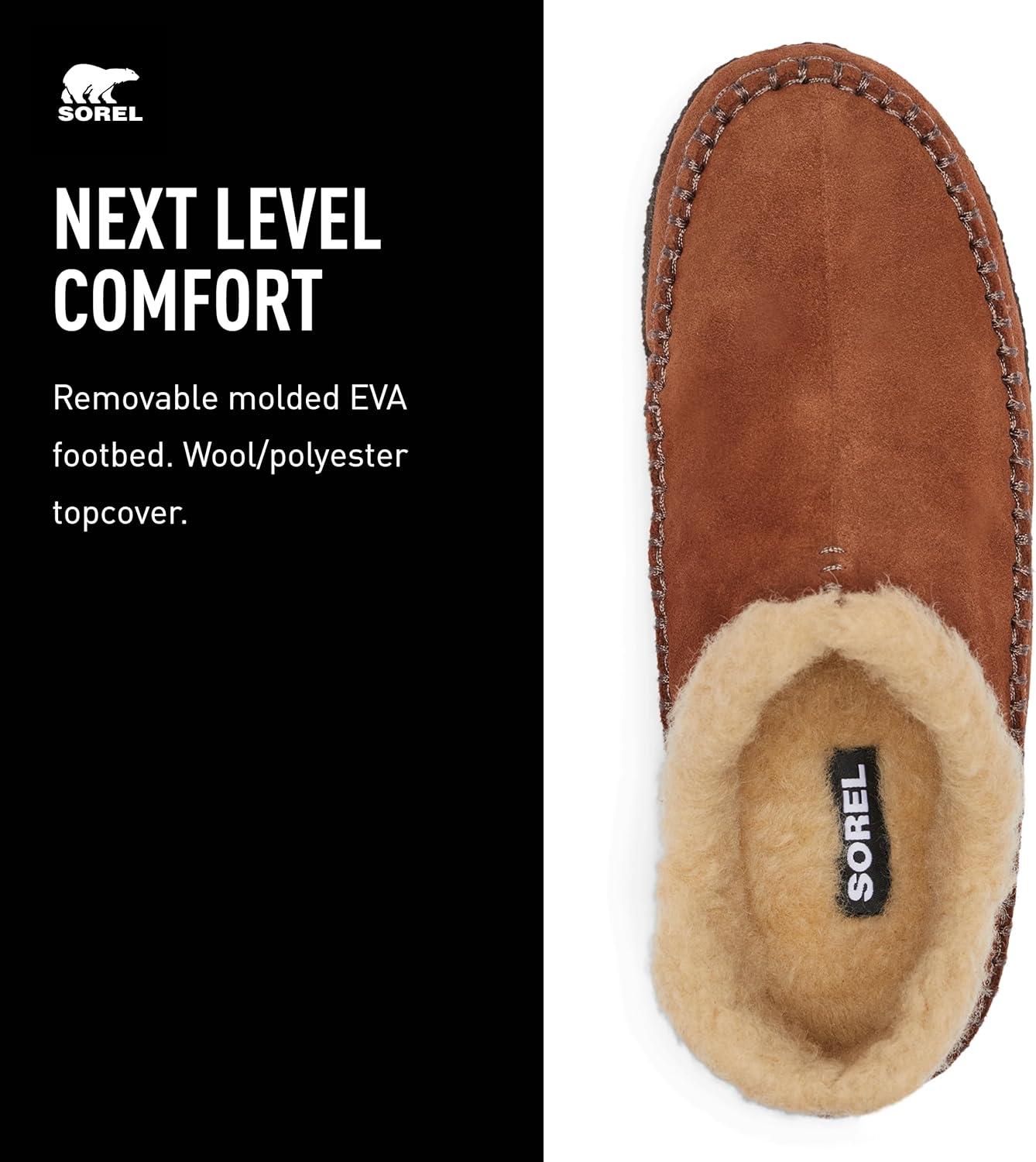 imageSOREL Mens Manawan ll SlipperDark Amber Blackened Brown