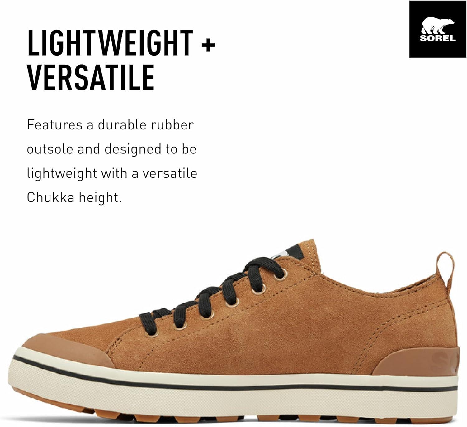 imageSOREL Mens Metro ll Low Waterproof SneakerElk chalk