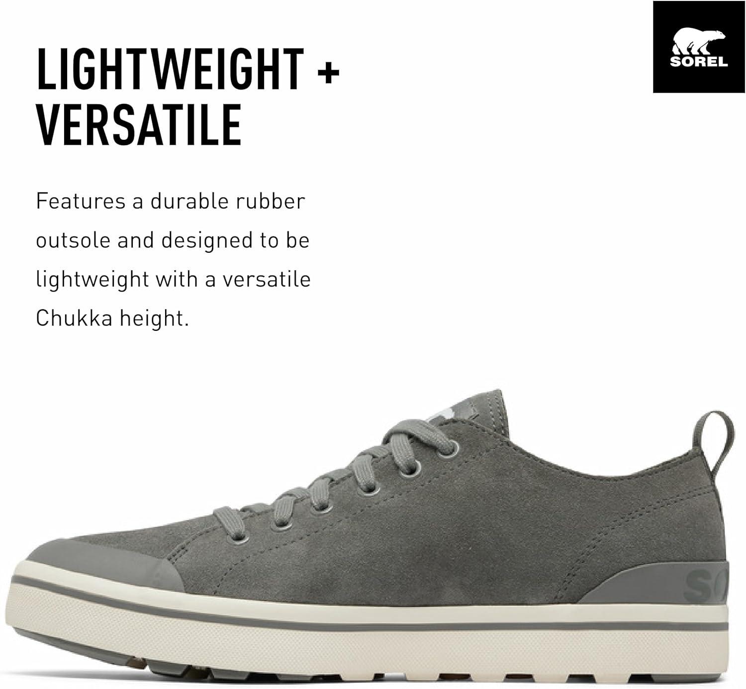 imageSOREL Mens Metro ll Low Waterproof SneakerQuarry Chalk