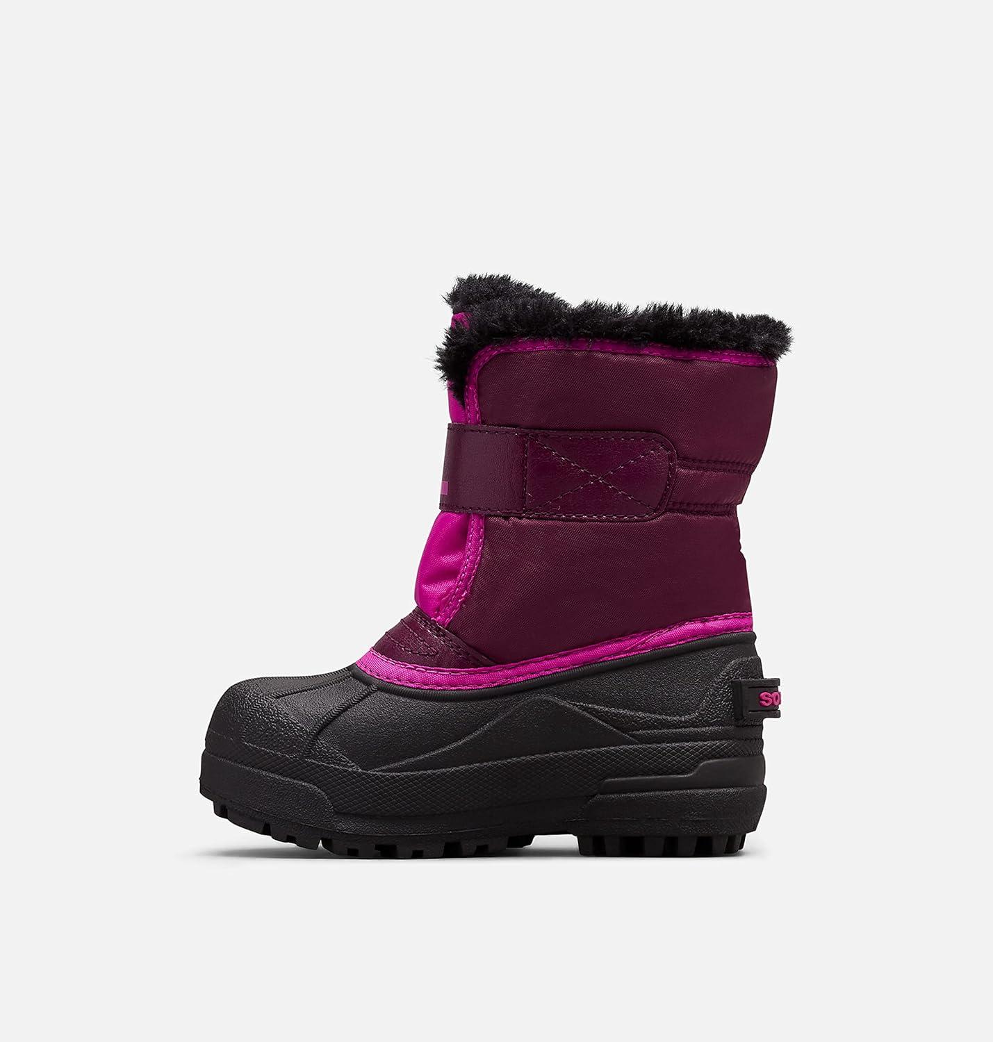 imageSOREL Toddlers Snow Commander BootPurple Dahlia Groovy Pink