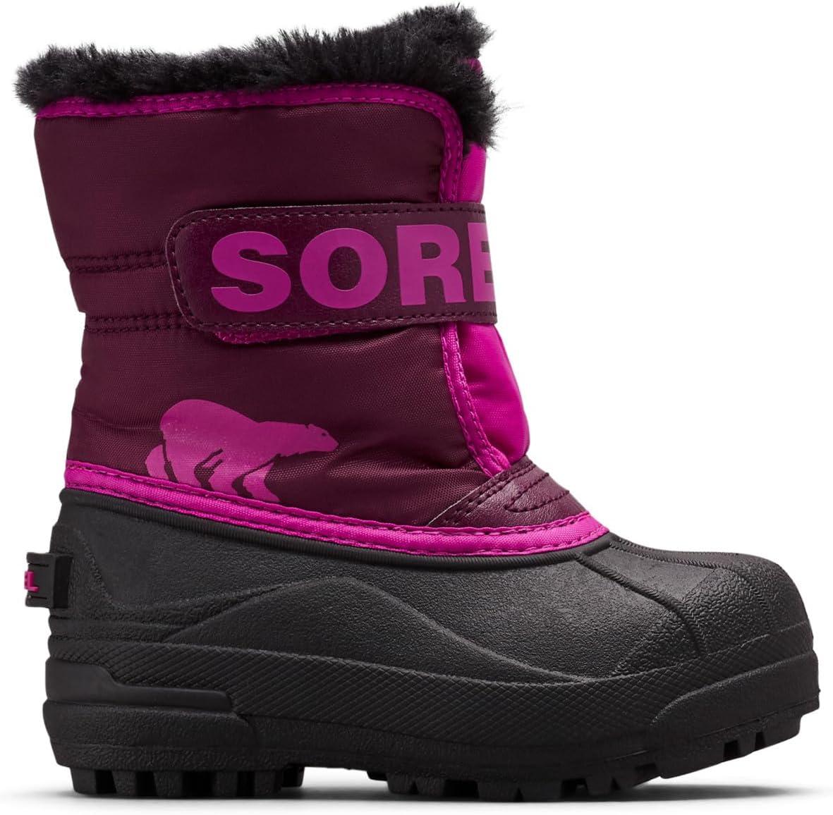 imageSOREL Toddlers Snow Commander BootPurple Dahlia Groovy Pink