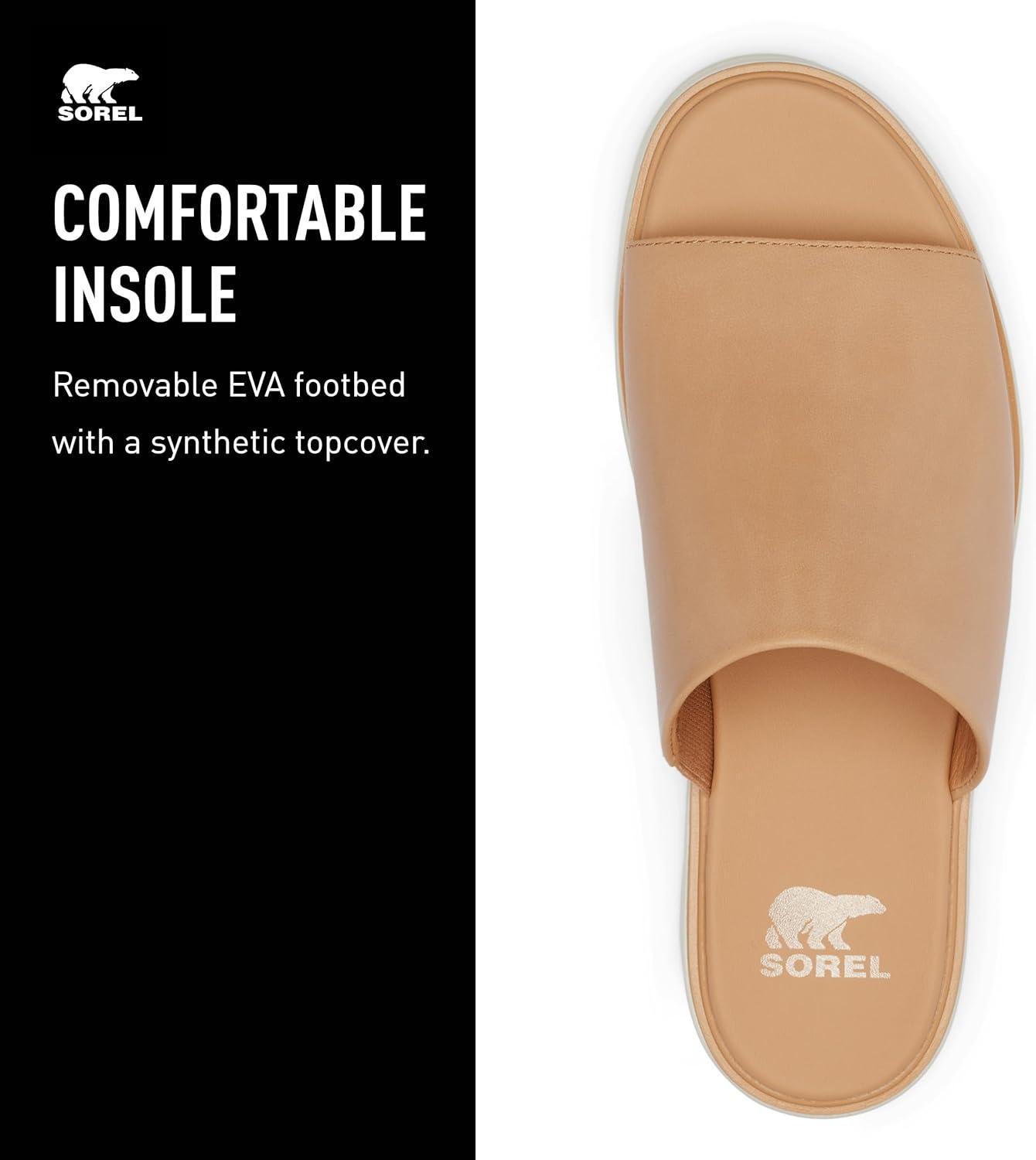 imageSOREL Womens Dayspring Slide SandalsHonest Beige Chalk