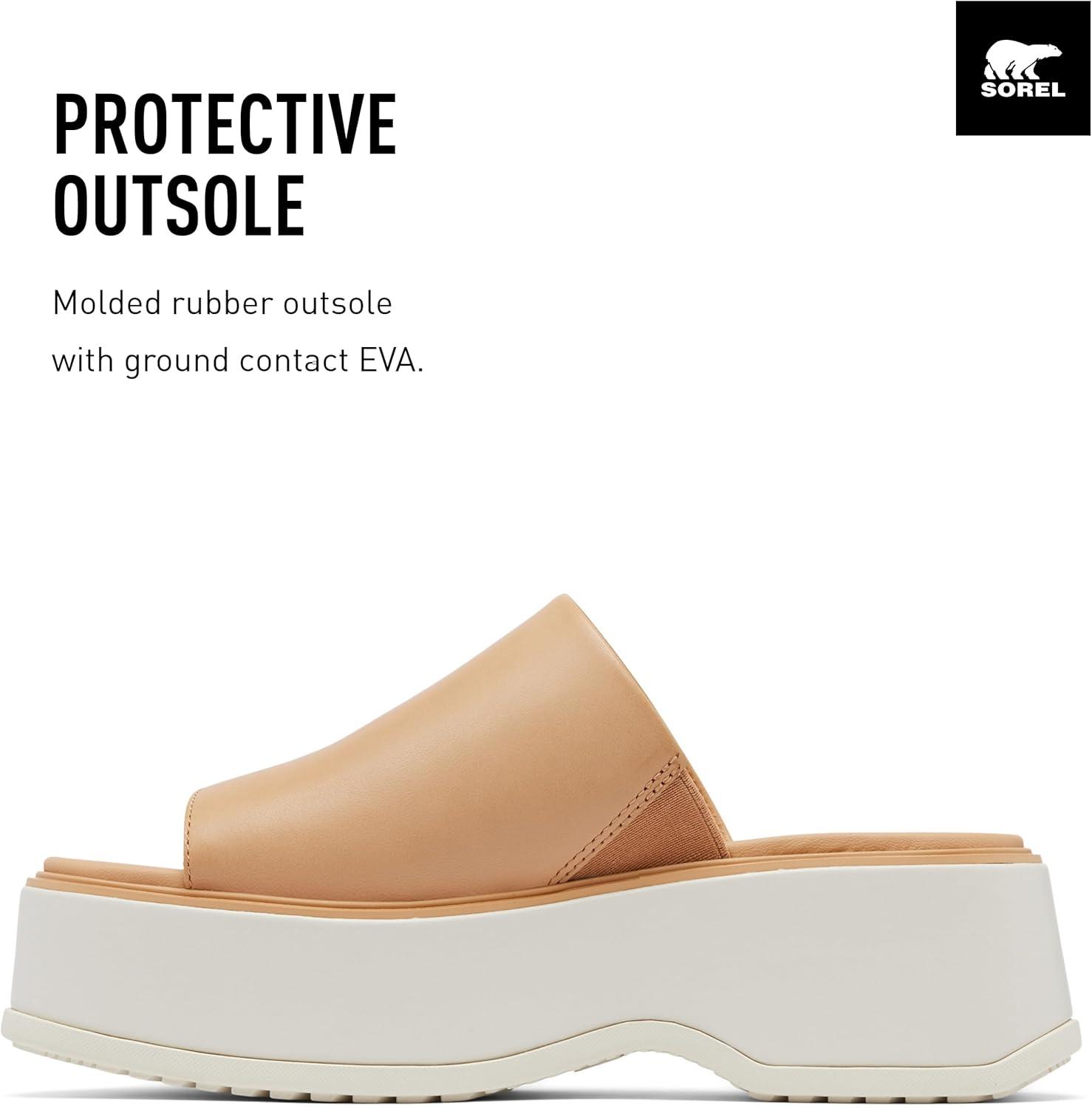 imageSOREL Womens Dayspring Slide SandalsHonest Beige Chalk