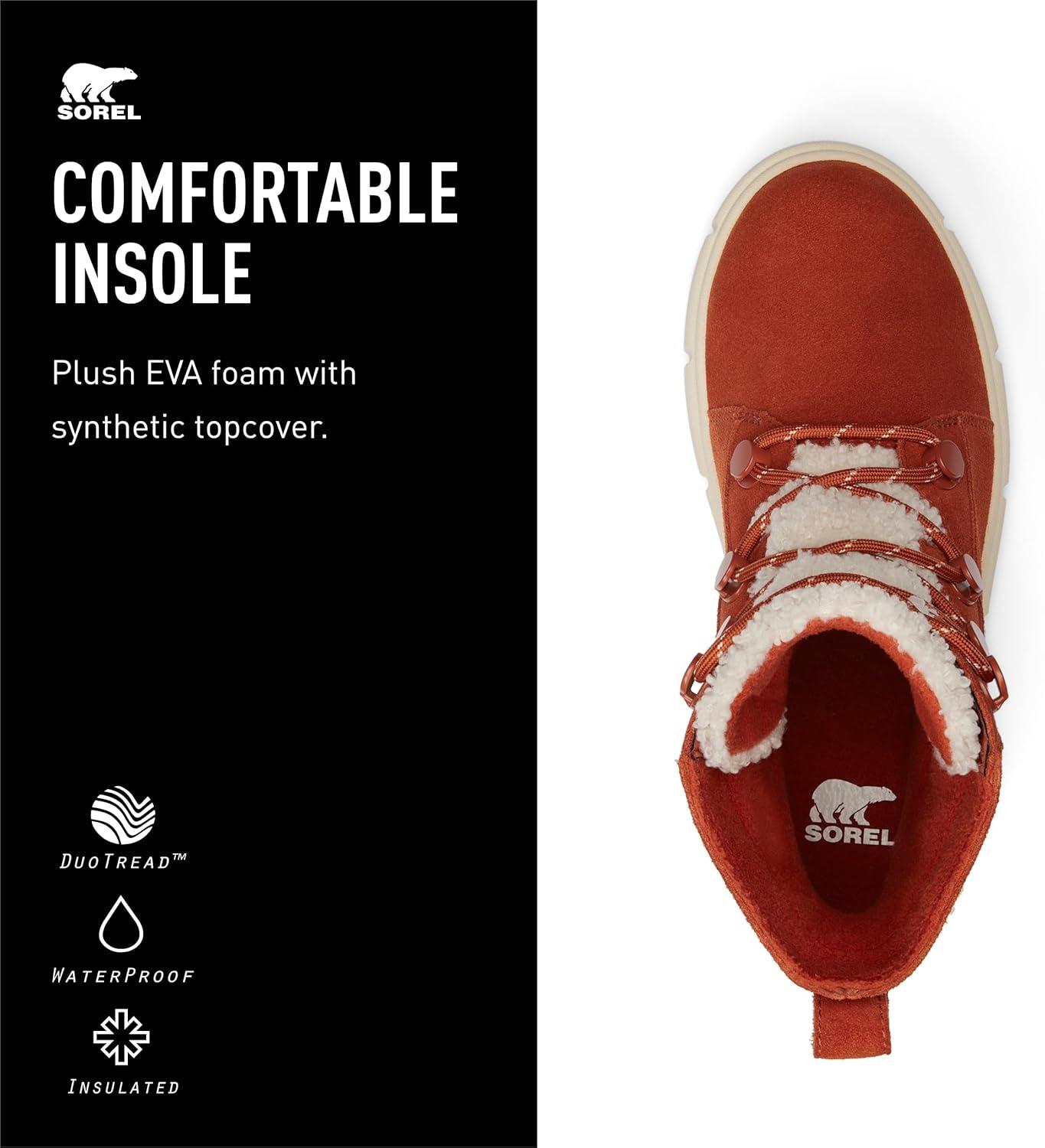 imageSOREL Womens Explorer lll Joan Waterproof BootSanguine Natural