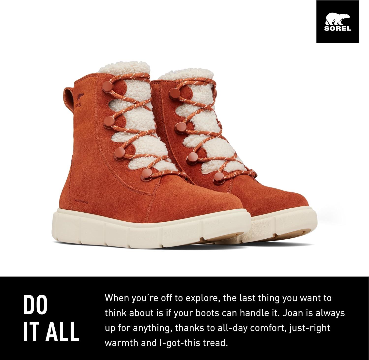 imageSOREL Womens Explorer lll Joan Waterproof BootSanguine Natural