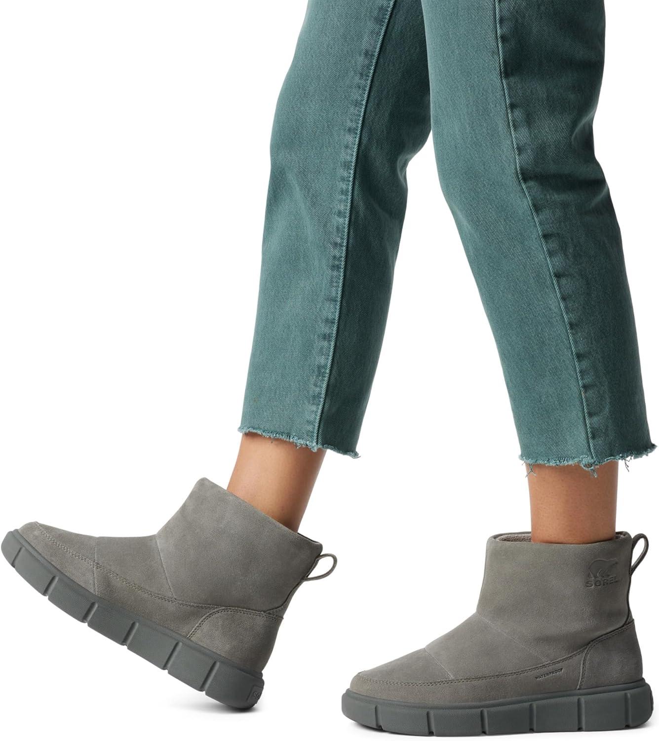 imageSOREL Womens Explorer lll SlipOn Waterproof BootQuarrySea Salt