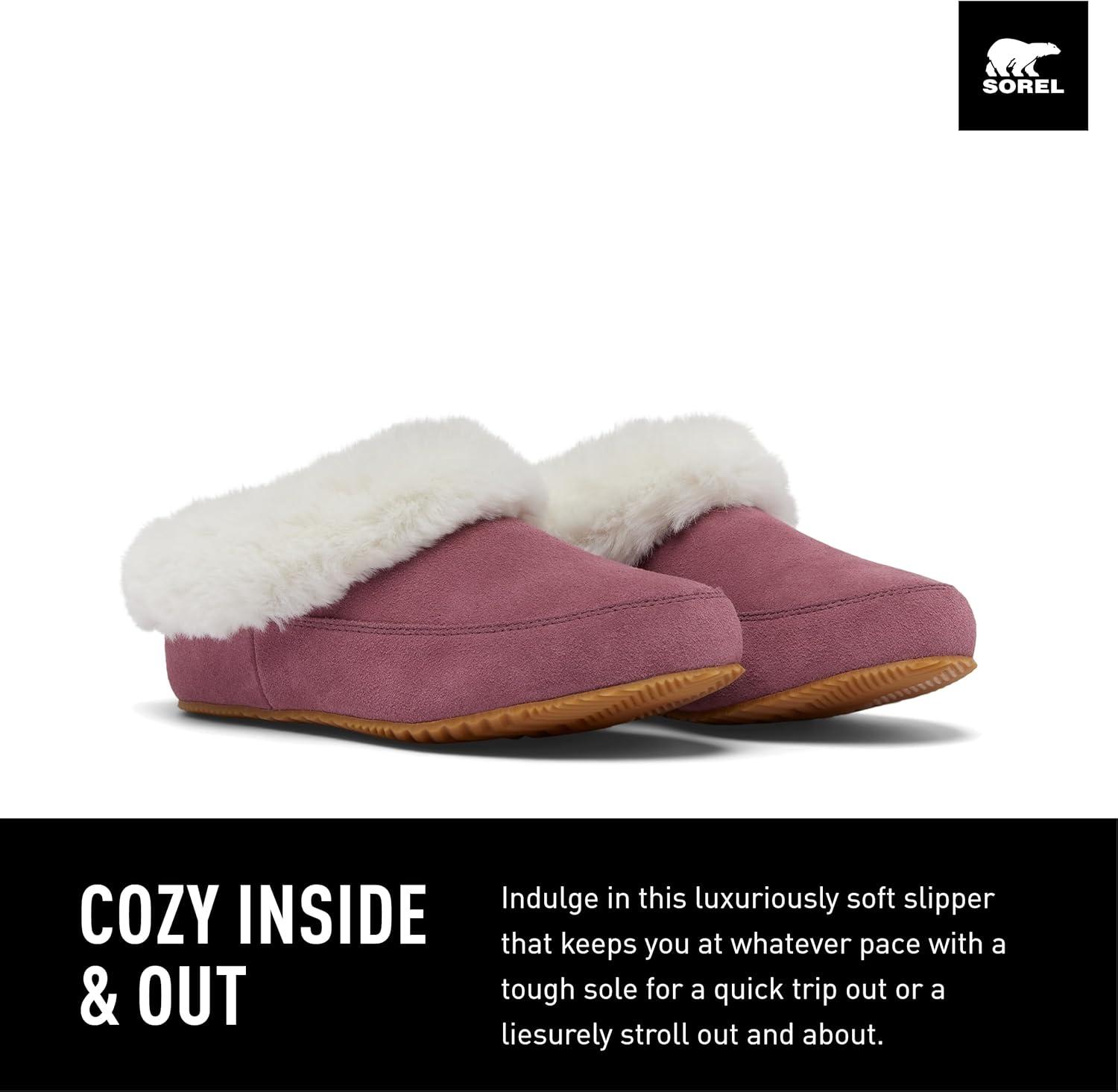 imageSOREL Womens Go Coffee Run SlipperAntique MauveNatural