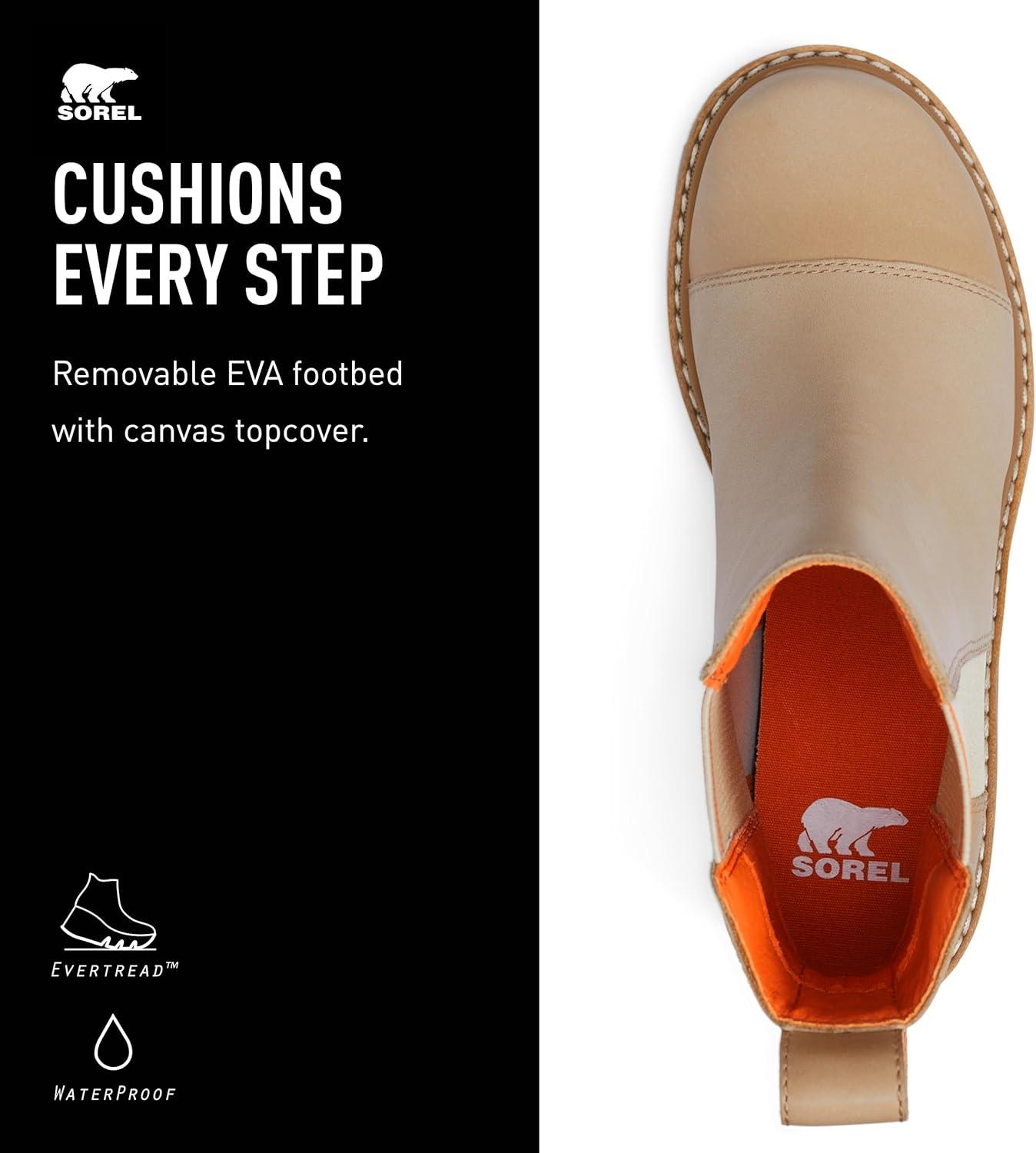 imageSOREL Womens Joan Now Chelsea BootHonest Beige Gum 2