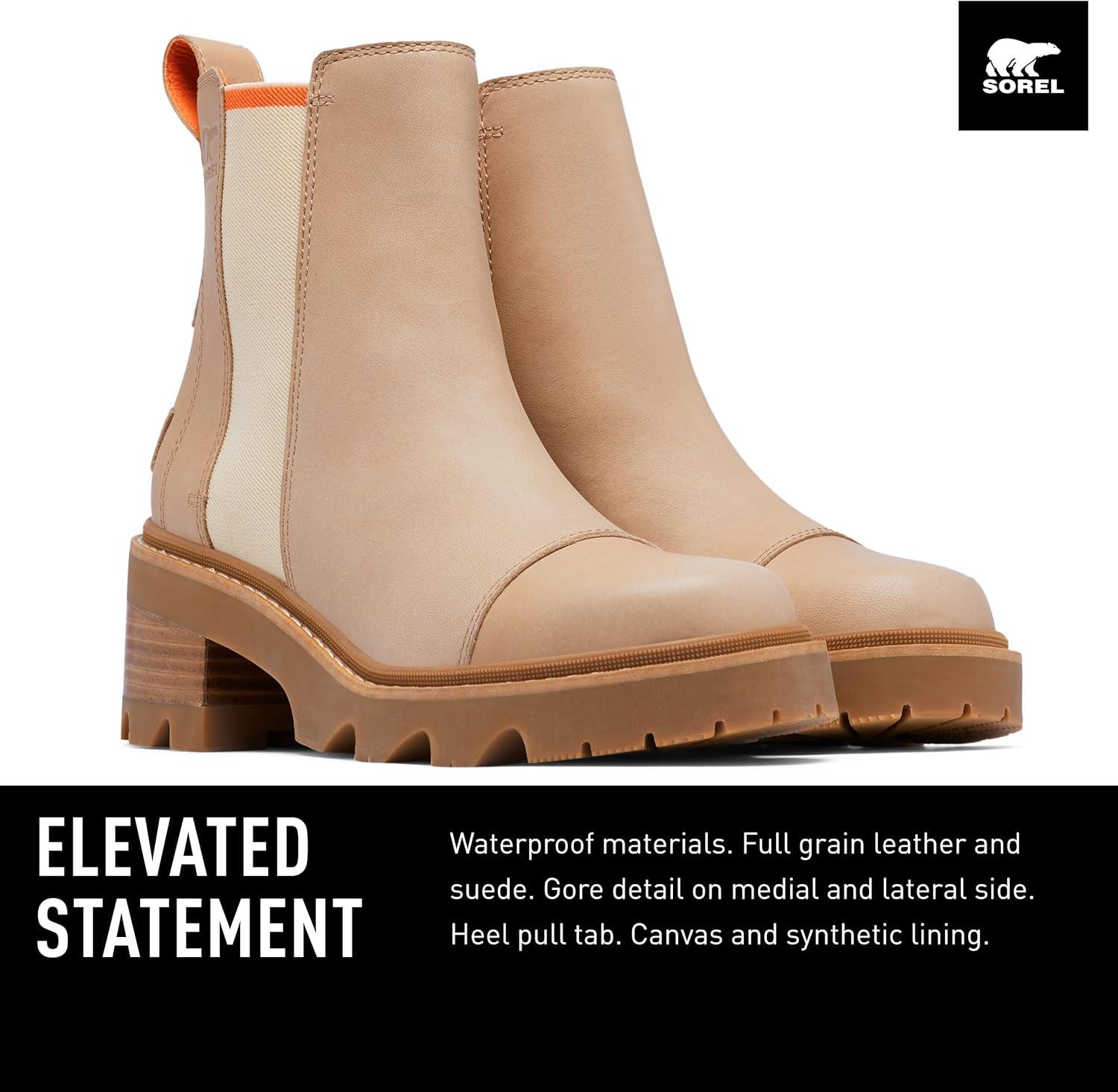 imageSOREL Womens Joan Now Chelsea BootHonest Beige Gum 2