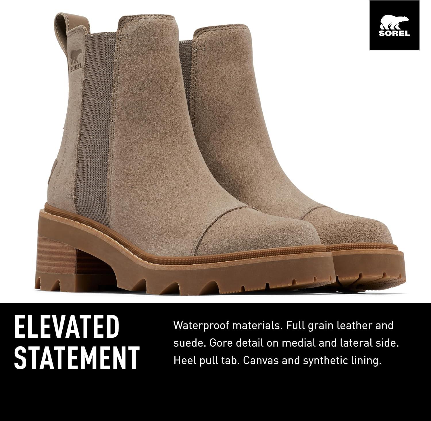 imageSOREL Womens Joan Now Chelsea BootOmega Taupe Gum 2