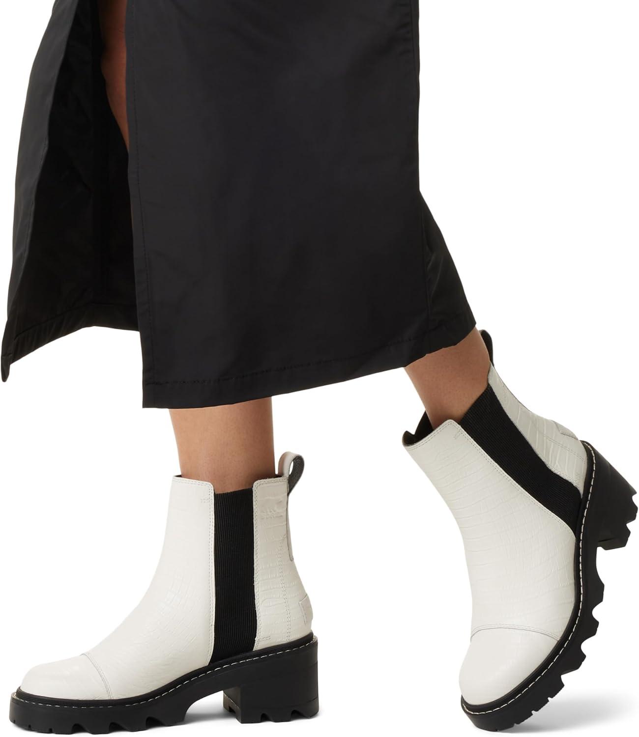 imageSOREL Womens Joan Now Chelsea BootSea Salt Black